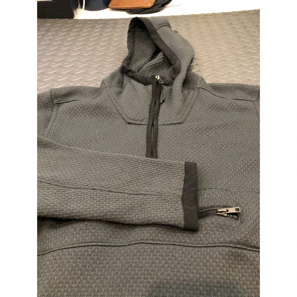 The North Face Be-Layed Back Anorak‎ Hoodie Pullover Jacket Gray Men Medium